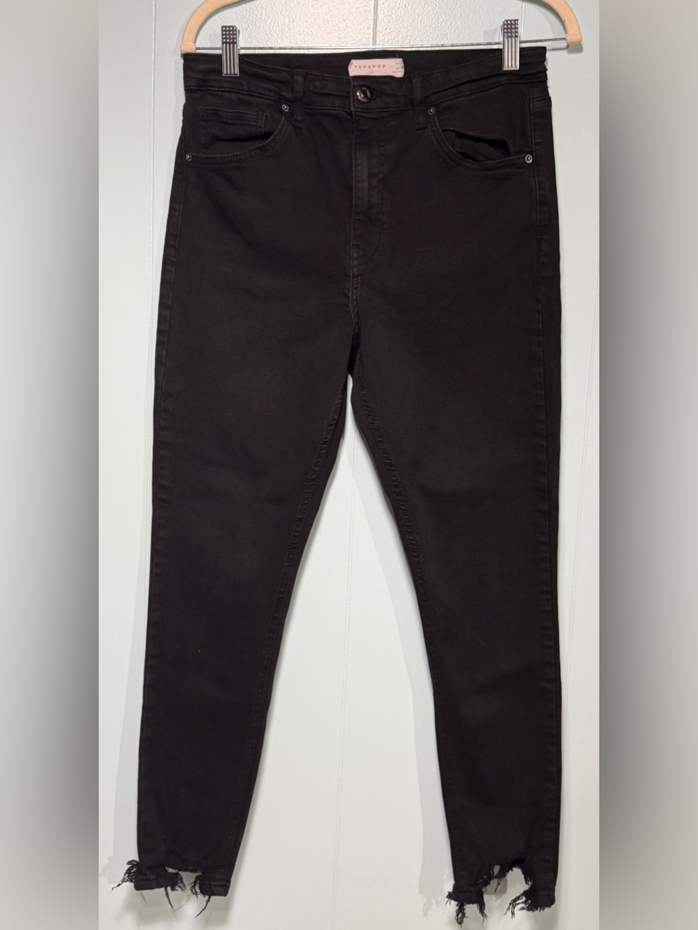 Topshop Black Jamie High-Rise Jeans